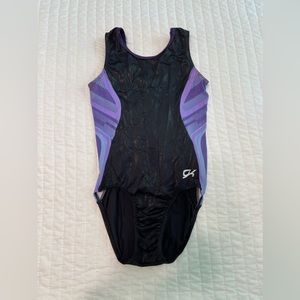 GK Imperial Black Tank Practice Leotard